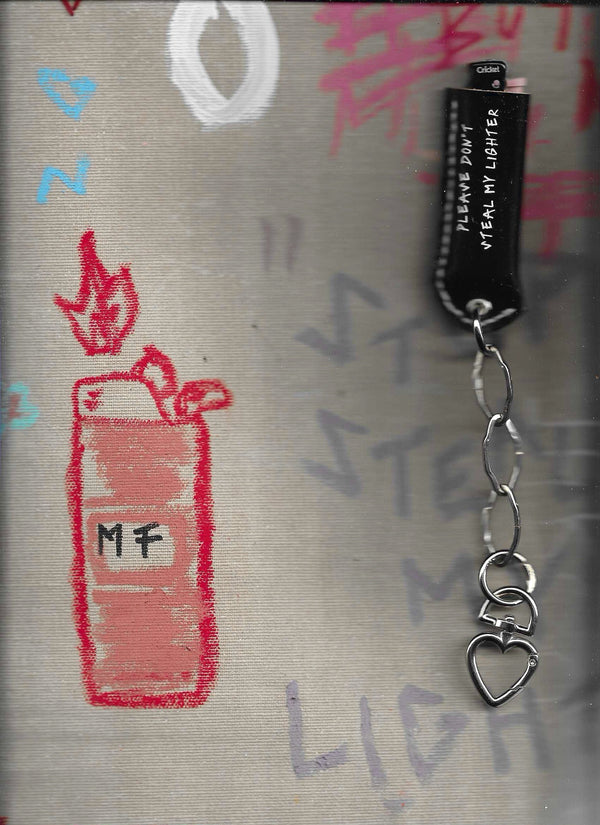 Leather Flame Chain - 2nd collection