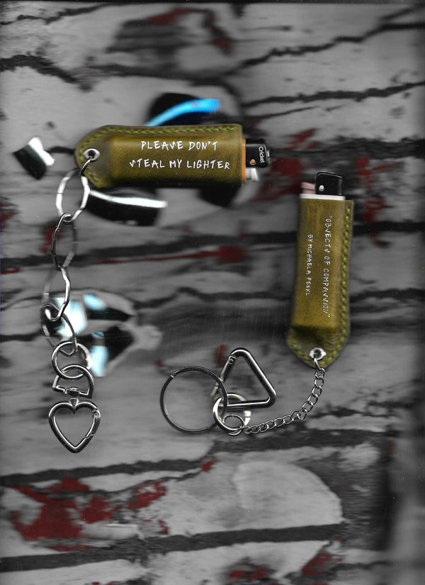 Leather Flame Chain - 2nd collection