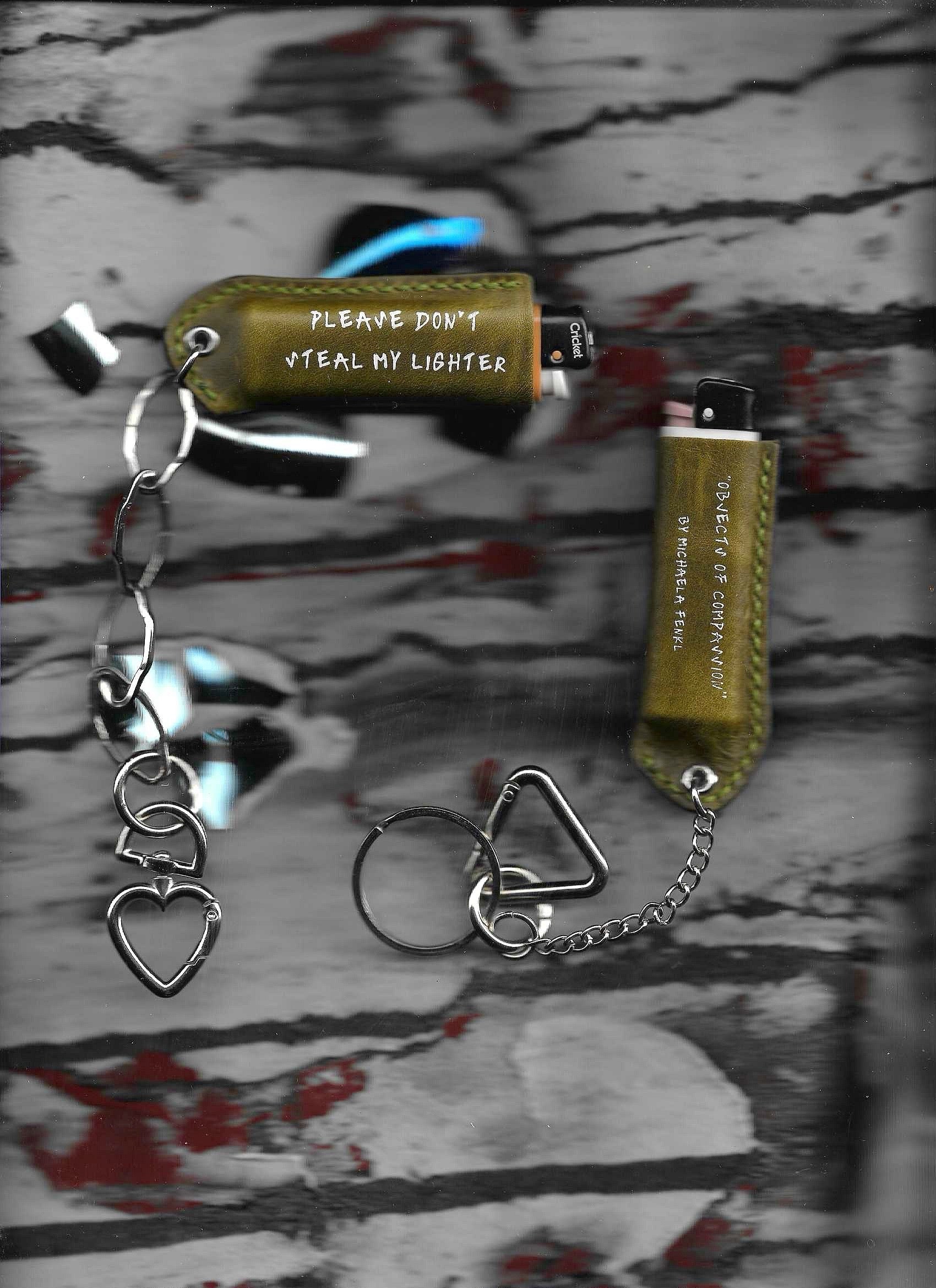 Leather Flame Chain - 2nd collection