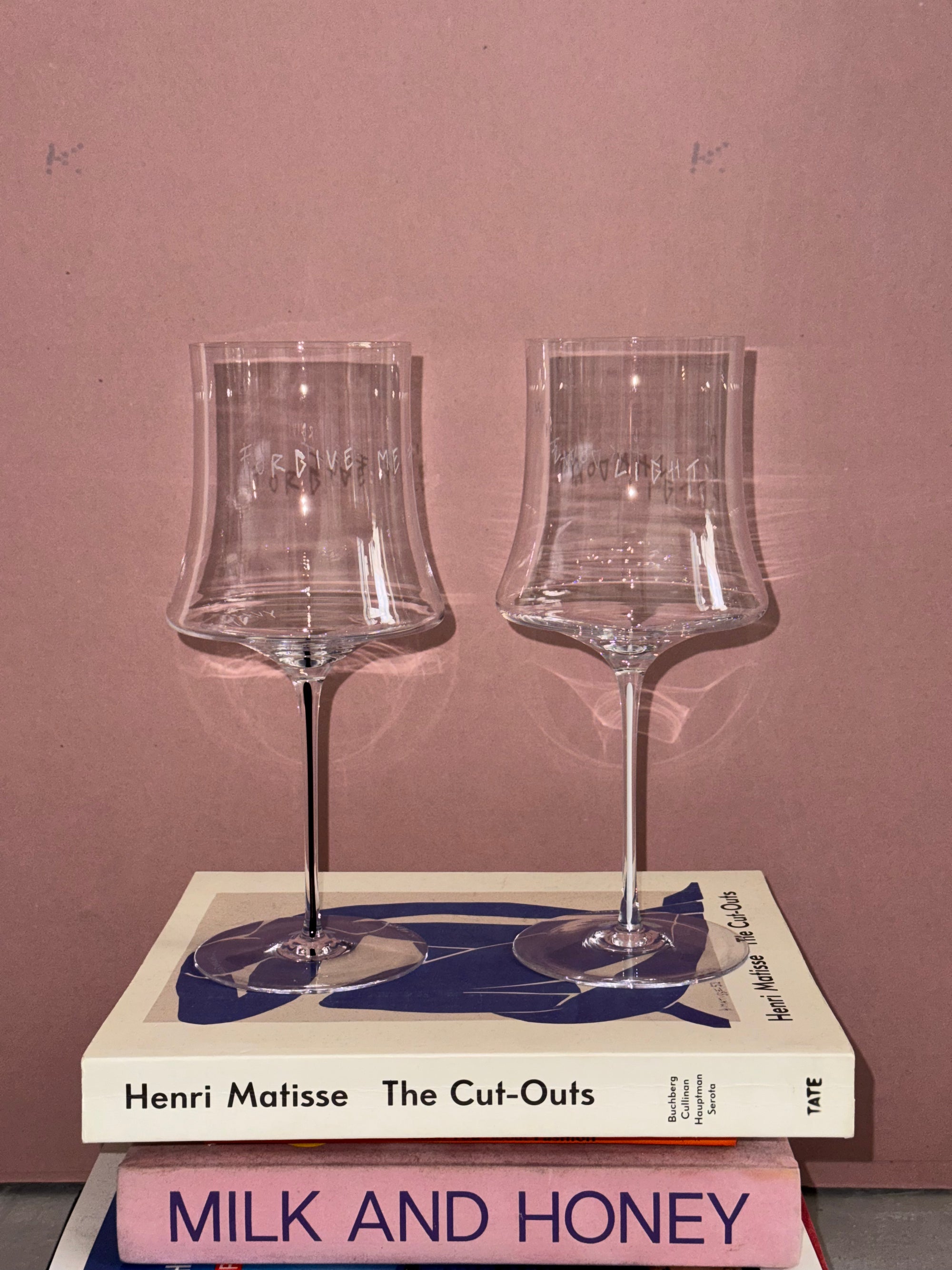 "Inner Prayer" - Wine Glasses