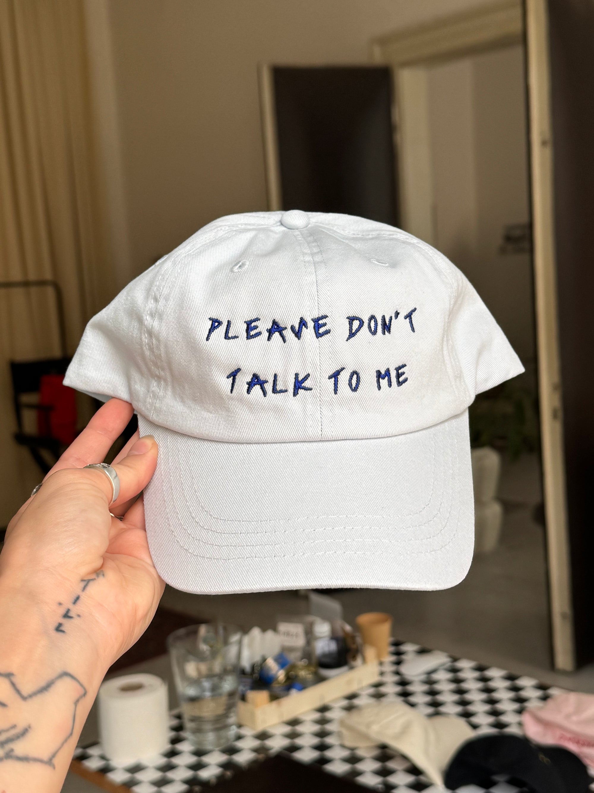 Please Don't Talk To Me Cap