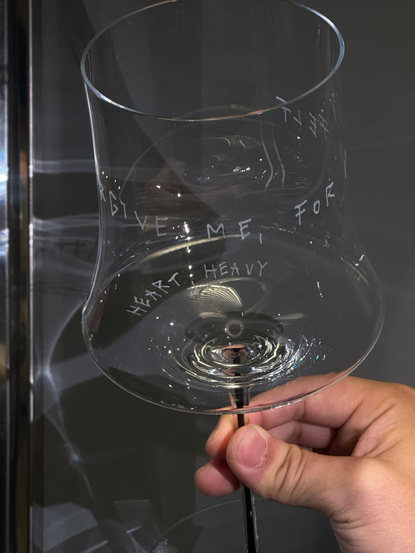 "Inner Prayer" - Wine Glasses