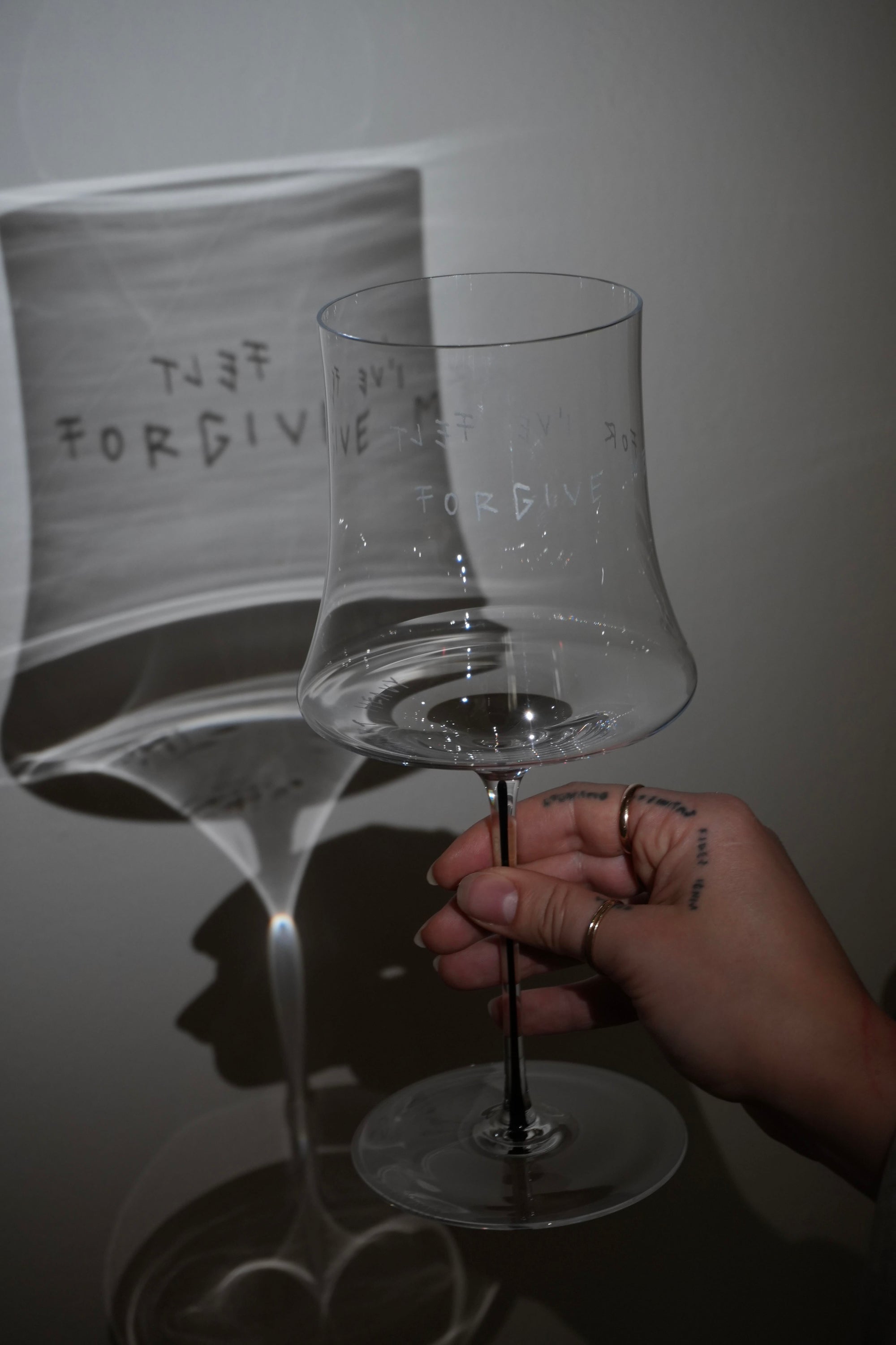 "Inner Prayer" - Wine Glasses